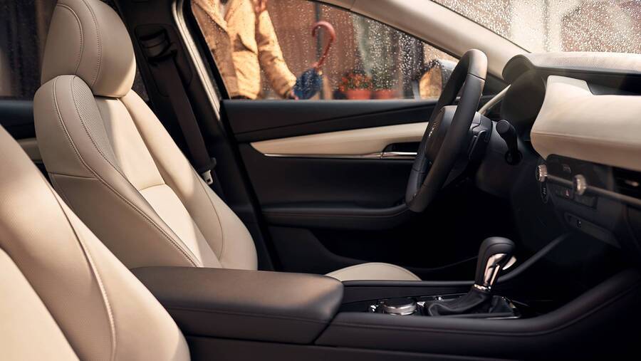 Is Mazda 3 a Good Car for Uber? mazda 3 sedan interior